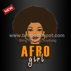 Afro Girl Heat Transfer Printable Vinyl